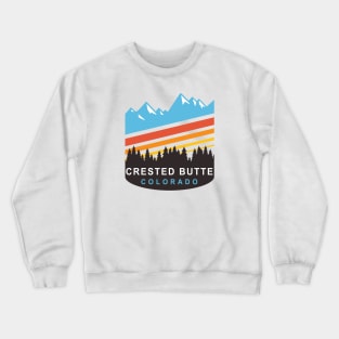 Crested Butte Colorado Crewneck Sweatshirt